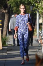 EMMA ROBERTS Heading to Blue Bottle Coffee Shop in Los Feliz 12/13/2019