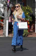 EMMA ROBERTS Leaves Fred Segal in West Hollywood 12/17/2019