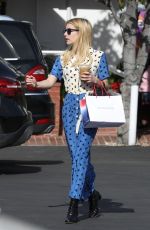 EMMA ROBERTS Leaves Fred Segal in West Hollywood 12/17/2019
