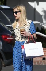 EMMA ROBERTS Leaves Fred Segal in West Hollywood 12/17/2019