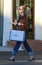 EMMA ROBERTS Shopping at Ron Herman in West Hollywood 12/18/2019