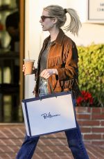 EMMA ROBERTS Shopping at Ron Herman in West Hollywood 12/18/2019