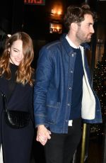 EMMA STONE and Dave McCary Arrives at SNL Afterparty in New York 12/07/2019