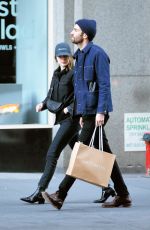 EMMA STONE and Dave McCary Out and About in New York 11/30/2019