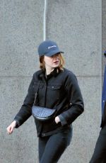 EMMA STONE and Dave McCary Out and About in New York 11/30/2019