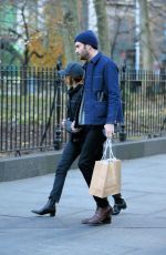 EMMA STONE and Dave McCary Out and About in New York 11/30/2019
