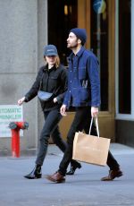 EMMA STONE and Dave McCary Out and About in New York 11/30/2019