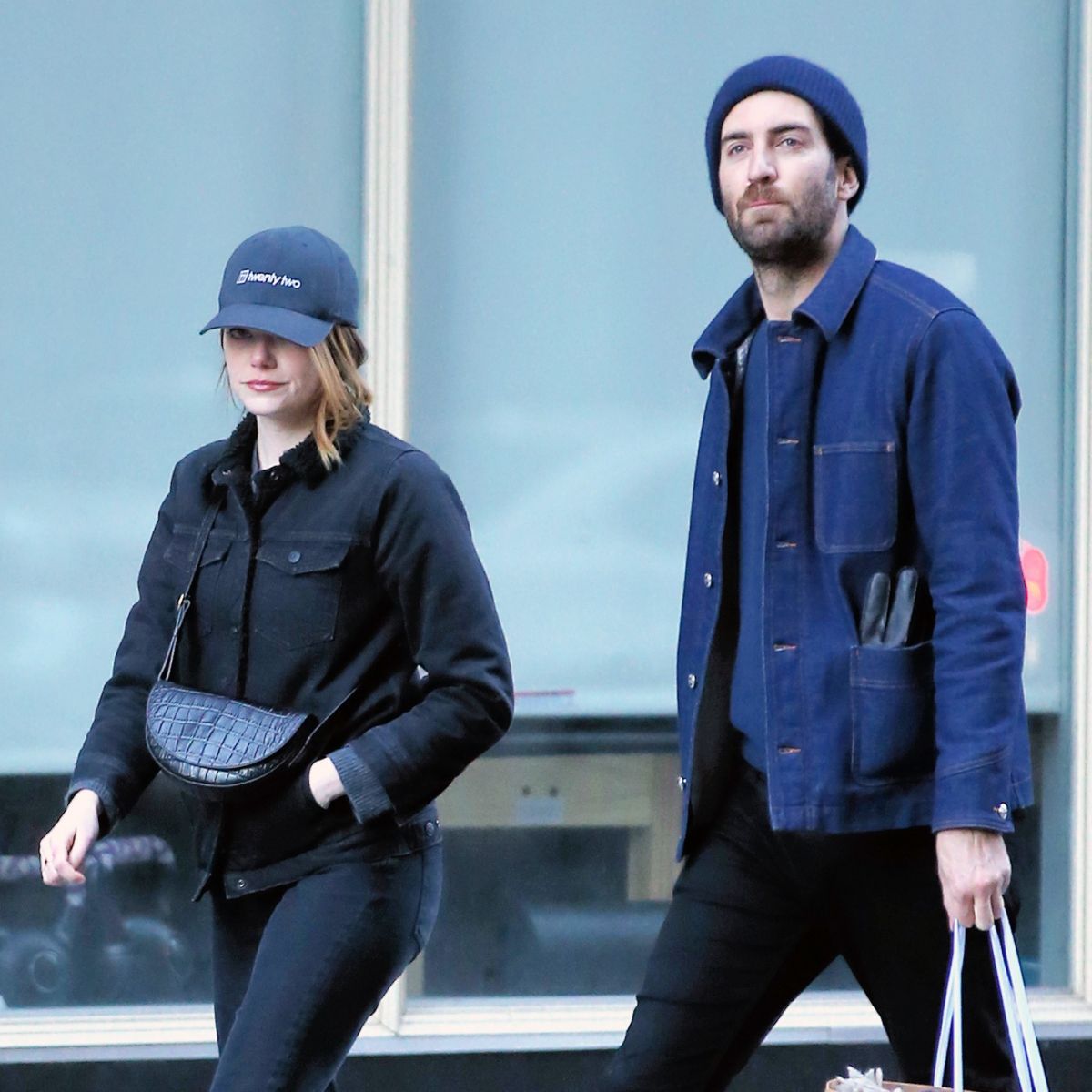 EMMA STONE and Dave McCary Out and About in New York 11/30/2019 ...