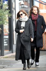 EMMA WATSON Out with Her Boyfriend in London 12/18/2019