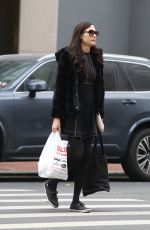 FAMKE JANSSEN Out Shopping in New York 12/27/2019