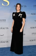 FELICITY JONES at The Aeronauts Premiere in New York 12/04/2019