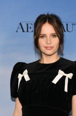 FELICITY JONES at The Aeronauts Premiere in New York 12/04/2019