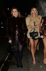 FERNE MCCANN and SAM and BILLIE FAIERS Leaves Baglatelle in London 12/14/2019