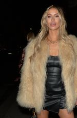 FERNE MCCANN and SAM and BILLIE FAIERS Leaves Baglatelle in London 12/14/2019