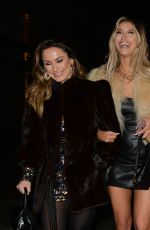 FERNE MCCANN and SAM and BILLIE FAIERS Leaves Baglatelle in London 12/14/2019
