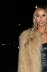 FERNE MCCANN and SAM and BILLIE FAIERS Leaves Baglatelle in London 12/14/2019