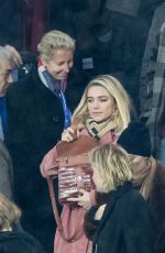 FLORENCE PUGH and Timothee Chalamet at PSG Match at Parc Des Princes in Paris 12/11/2019