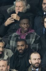 FLORENCE PUGH and Timothee Chalamet at PSG Match at Parc Des Princes in Paris 12/11/2019