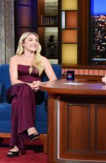 FLORENCE PUGH at Late Show with Stephen Colbert 12/10/2019