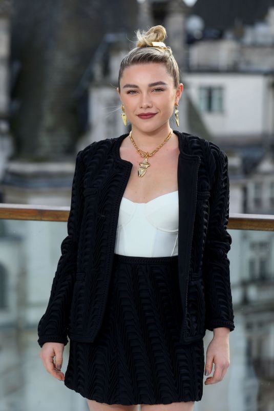 FLORENCE PUGH at Little Women Photocall in London 12/16/2019