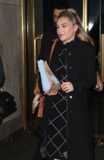 FLORENCE PUGH Leaves Today Show in New York 12/10/2019