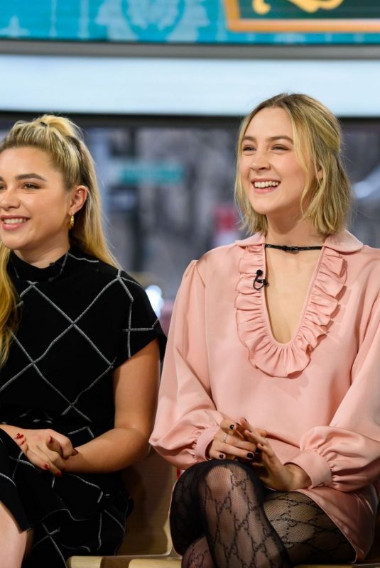 FLORENCE PUGH, SAOIRSE RONAN and ELIZA SCANLEN at Today Show in New York 12/10/2019