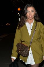 FRANCESCA ALLEN Arrives at Drama Nightclub in London 12/29/2019