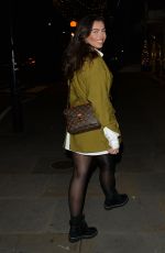 FRANCESCA ALLEN Arrives at Drama Nightclub in London 12/29/2019