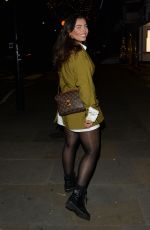 FRANCESCA ALLEN Arrives at Drama Nightclub in London 12/29/2019