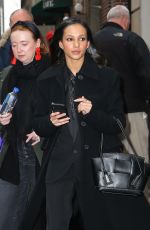 FRANCESCA HAYWARD Leaves The Cats Press Junket in New York 12/16/2019