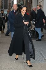 FRANCESCA HAYWARD Leaves The Cats Press Junket in New York 12/16/2019