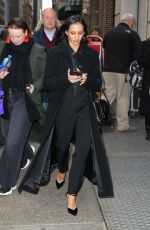 FRANCESCA HAYWARD Leaves The Cats Press Junket in New York 12/16/2019