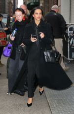FRANCESCA HAYWARD Leaves The Cats Press Junket in New York 12/16/2019