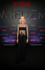 FREYA ALLAN at The Witcher Premiere in Warsaw 12/18/2019