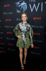 FREYA ALLAN at The Witcher, Season 1 Photocall in Hollywood 12/03/2019