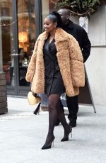 GABRIELLE UNION Leaves Her Hotel in New York 12/16/2019