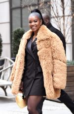 GABRIELLE UNION Leaves Her Hotel in New York 12/16/2019