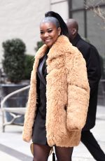 GABRIELLE UNION Leaves Her Hotel in New York 12/16/2019