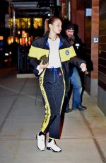 GIGI HADID Arrives at Her Home in New York 12/16/2019
