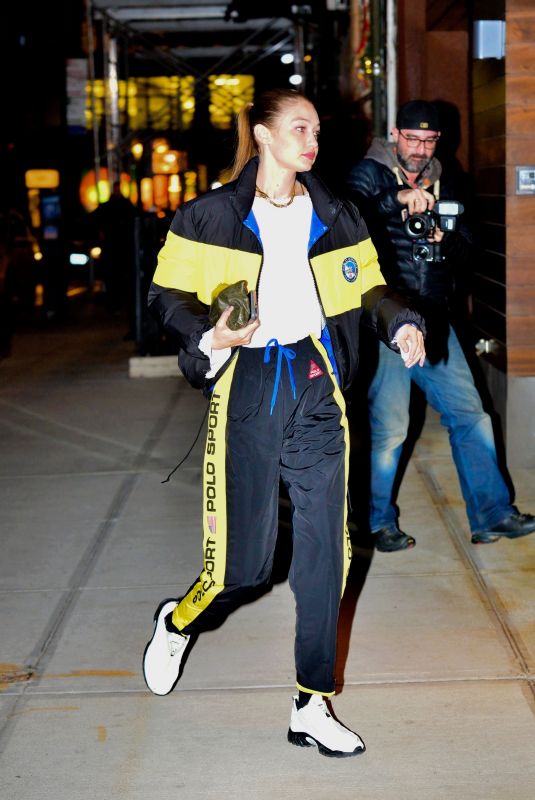 GIGI HADID Arrives at Her Home in New York 12/16/2019