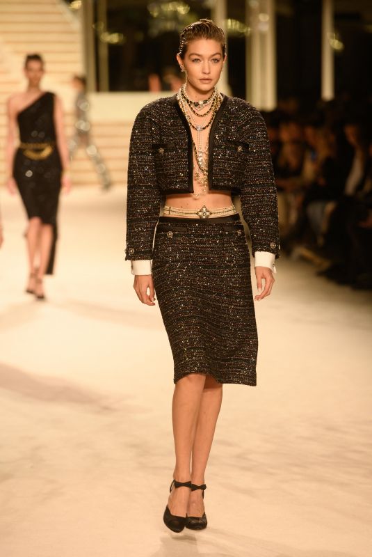 GIGI HADID at Chanel Metiers D