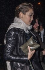 GIGI HADID Leaves La Coupole Nightclub in Paris 12/04/2019