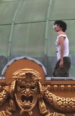 GIGI HADID on the Set of Chanel Photoshoot at Opera Garnier in Paris 12/03/2019