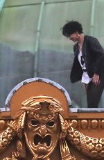 GIGI HADID on the Set of Chanel Photoshoot at Opera Garnier in Paris 12/03/2019