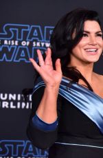 GINA CARANO at Star Wars: The Rise of Skywalker Premiere in Los Angeles 12/16/2019