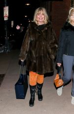 GOLDIE HAWN Out and About in Aspen 12/19/2019