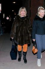 GOLDIE HAWN Out and About in Aspen 12/19/2019