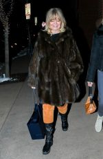 GOLDIE HAWN Out and About in Aspen 12/19/2019