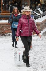 GOLDIE HAWN Out and About in Aspen 12/27/2019
