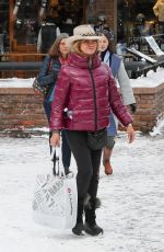 GOLDIE HAWN Out and About in Aspen 12/27/2019